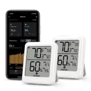 BN-LINK Bluetooth Hygrometer Thermometer,Indoor Temperature Humidity Monitors...