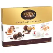 Grand Assortment, Premium Gourmet Assorted Hazelnut Milk Chocolate, Dark Chocola
