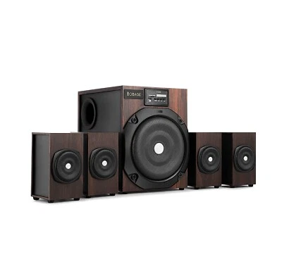 OBAGE HT-101 Woody 65 WT 4.1 Ch Wireless Bluetooth Home Theatre System Bluetooth