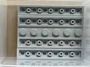 LEGO Parts - Light Bluish Gray Plate 1 x 6 - No 3666 - QTY 10