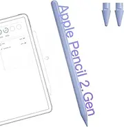 Stylus Pen for iPad with Magnetic Wireless Charging and Tilt Sensitive Palm Rejection, iPad Pencil 2nd Gen Compatible with iPad Pro 11 in 1/2/3/4, iPad Pro 12.9 in 3/4/5/6, iPad Air 4/5