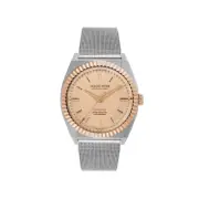 #AMBER | 36MM WATCH BEIGE DIAL - MESH STRAP