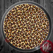 ONE DJ Turntable Slipmat 12 inch - LEOPARD PRINT SLIPMAT