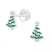 Christmas Tree Earrings for Girls