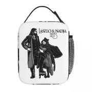 x451 Laszlo & Nadja Album Merch Insulated Lunch Tote Bag For School Food Storage Bag Portable Cooler Thermal Bento Box kyy451