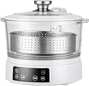 3 L Lifting Sugar Removal Rice Cooker,Low Sugar Rice Cooker with Low Carb Rice Steamer Basket,Flavor-Lock Food Steamer for Low-Carb Rice and Grains, Stainless Steel Inner Pot