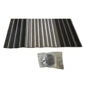 Garage Door Brush Weather Seal with Aluminum Retainer: 2 Car Garage