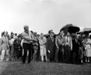 Golf British Open 1961 Dave Thomas Is Pictured Old Photo