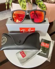Ray-Ban RB 4165 JUSTIN COLOR MIX Red Lenses. S 54-16