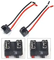 Wire Pigtail Female P A H7 Two Harness Head Light Low Beam Bulb Socket Replace (for: BMW)
