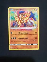 Zamazenta Amazing Rare - Pokémon Vivid Voltage - 102/185 - Mint To NM PSA Ready!