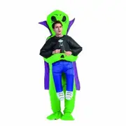Inflatable ET Alien Costume Funny Blow up Costume Cosplay Party Christmas Halloween Costume for Adult 150-190CM