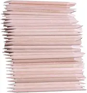Ipetboom Wooden Nail Pick Set 500 Pcs Beauty Wood Sticks Flat Surface for Gentle Waxing Manicure Pedicure