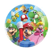 10PC Super Mario Plates 9" Party Supplies Birthday Decorations