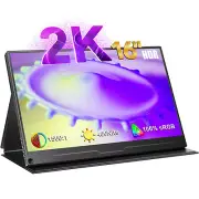 16inch Portable Monitor For Laptop IPS 2560x1600 2K Display With USB Type C HDMI