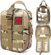 Tactical EMT Pouch, Rip Away Molle Medical Pouches IFAK Tear-Away First Aid Kit Emergency Survival Bag for Travel Outdoor Hiking