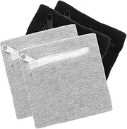 [Abaodam] 4pcs Adjustable Wrist Pocket with Zipper for Fitness Breathable Sports Wallet for Gym Running and Outdoor Activities Stylish and Secure Wristband for Keys and Essentials