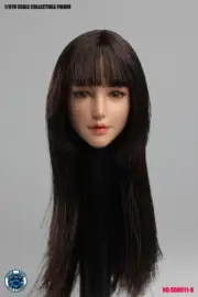 SUPER DUCK 1/6 SDH011B Asian Head Sculpt Fit 12" Female Phicen TBLeague Body Toy