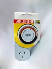 Indoor Analogue Timer with 2 Pole Switching HPM 24hr