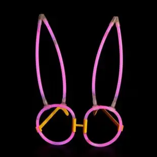 螢光棒 兔耳眼鏡 髮箍 活動用品道具 手環 夜光棒 螢光棒 發光玩具【YF18897~8】 (0.9折)