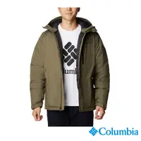 在飛比找PChome24h購物優惠-Columbia 哥倫比亞 男款- OT防水極暖連帽外套-軍