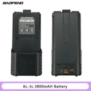BAOFENG Pofung BL-5L 3800mAh 7.4V Extended Li-Ion Battery for UV-5R Radio Black