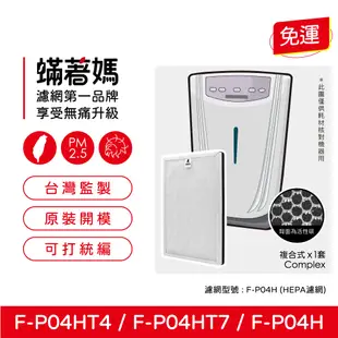 蟎著媽濾網 適 Panasonic 國際牌 F-P04HT4 F-P04HT7 F-P04H 空氣清淨機