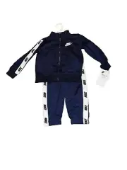 Nike Little Boys Logo Taping Jacket & Pants Two-Piece Track Set Size 24 Months