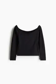 Off The Shoulder Jersey Top