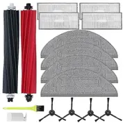 Main Brush, HEPA Filter, Mop Cloth, Dust Bags for S8 Pro Ultra Robot Vacuum
