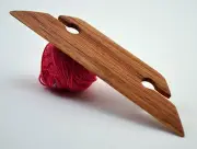 Handcrafted Weaving Shuttle with Beveled Edge for Inkle Loom, Card Weaving 4.5in