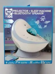 Sealy Kids Sleep Machine, Projector Sound Machine, Bluetooth Speaker 25 Sounds