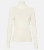 [Chloe] Chloé Wool turtleneck top AU 14 white