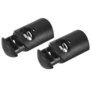 6pcs Plastic Cord Locks Stoppers Spring Toggle Shoelace Replacement 1.06"x0.55"