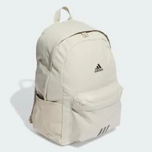 【adidas 愛迪達】CLSC BOS 3S BP 後背包 運動包 旅行 休閒 米白(IR9757 ∞)