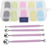 STOBOK Finger Graffiti Tool Set Boys and Girls Colouring Set Nail Art Tools Kit