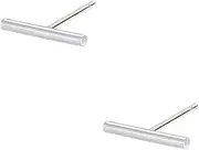 [Generic] Tiny Bar Earring for Women Silver Simple Geometric Threader Small Bars Stud Traugs Ear jewelry