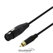 Line Level Cable - XLR(f) to RCA(m) Audio DJ Cable - OFC Shielded Cable XLR RCA