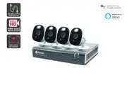 Swann 4 Camera 4 Channel 1080p Full HD DVR Spotlight Security System