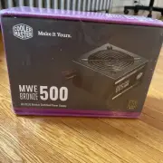 BrandNew Cooler Master MWE BRONZE 500 Watt 80 PLUS Bronze Certified Power Supply