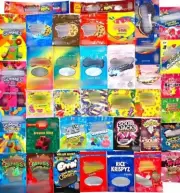 2500 Pack Empty Gummies Bags Gummy & Snack Packaging Zip Sealable USA Seller!