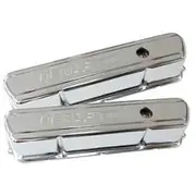 Aeroflow Chrome Steel Valve Covers Early Holden V8, AF1821-5004