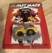 Fast Macs Toy Car - Pull Em Back Ronald McDonald Runabout 1985