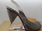 $1195 Christian Louboutin Rosemin Ayers Snakeskin Wedge Platform Sandals 35.5