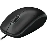 Logitech B100 Optical USB Mouse 800dpi for PC Laptop Mac Tux Full Size Comfor AU