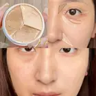 Dark Circles Cover Concealer Palette Full Coverage Foundation Cream 3 Color #