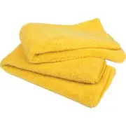 Buffalo Super Absorbent Yellow Microfiber Detail Towels, 15-Pack