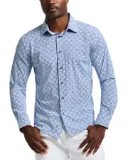 Robert Graham Caspian Printed Long Sleeve Button Front Shirt