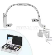 ETERFANT 3.5X Dental Headband Binocular Loupes 5W Dual LED Head Light 2Leds Gray