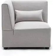 1pc Corner Seater Extension Modular Lounge Suite Sofa Fabric Sectional Ottoman Couch